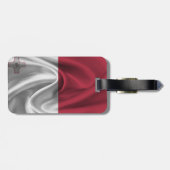 Flagge Maltas Gepäckanhänger (Rückseite horizontal)