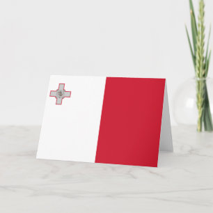 Flagge Maltas Karte