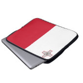 Flagge Maltas Laptopschutzhülle (Vorne Knopf)