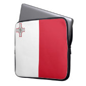 Flagge Maltas Laptopschutzhülle (Vorderseite Links)