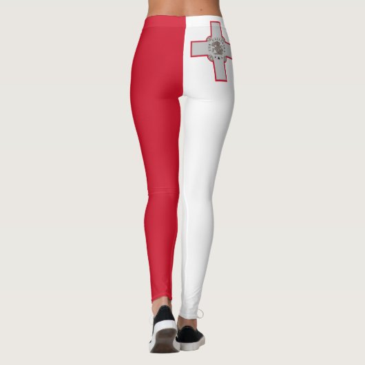 Flagge Maltas Leggings (Rückseite)