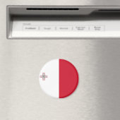 Flagge Maltas Magnet (In Situ (Geschirrspüler))