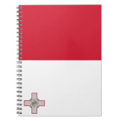 Flagge Maltas Notizblock (Vorderseite)