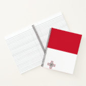 Flagge Maltas Notizblock (Innenseite)