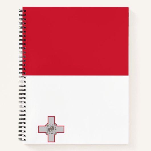 Flagge Maltas Notizblock (Vorderseite)