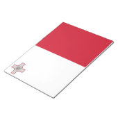Flagge Maltas Notizblock (angewinkelt)