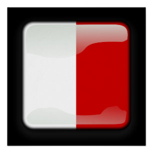 Flagge Maltas Poster