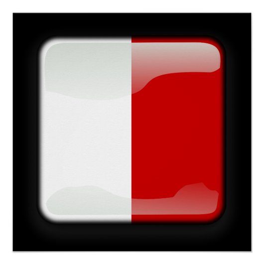 Flagge Maltas Poster (Vorderseite)