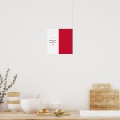 Flagge Maltas Poster (Küche)