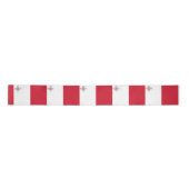 Flagge Maltas Satinband (Vorderseite)