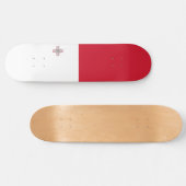 Flagge Maltas Skateboard (Horizontal)