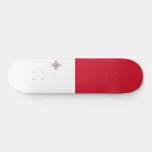 Flagge Maltas Skateboard (Horizontal)