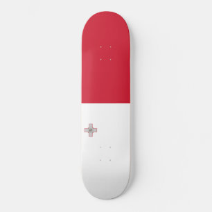 Flagge Maltas Skateboard