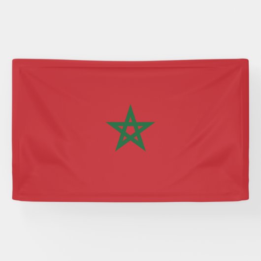Flagge Marokko Banner (Horizontal)