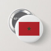 Flagge Marokkos Button (Vorne & Hinten)