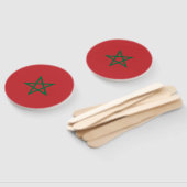 Flagge Marokkos Fächer (Non-assembled)