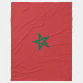 Flagge Marokkos Fleecedecke (Vorderseite)
