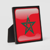 Flagge Marokkos Fotoplatte (Vorderseite)