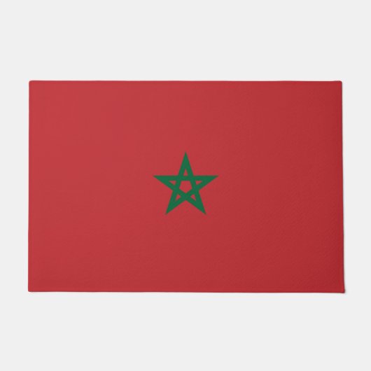 Flagge Marokkos Fußmatte (Vorderseite)