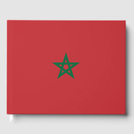 Flagge Marokkos Gästebuch