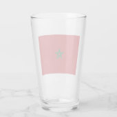Flagge Marokkos Glas (Rückseite)