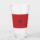 Flagge Marokkos Glas (Vorderseite)