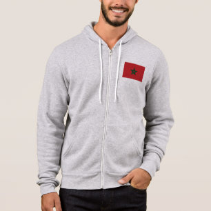 Flagge Marokkos Hoodie