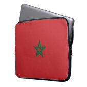 Flagge Marokkos Laptopschutzhülle (Vorderseite Links)