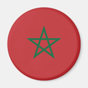 Flagge Marokkos Magnet