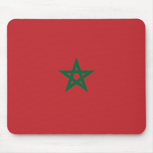 Flagge Marokkos Mousepad (Vorne)