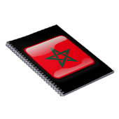 Flagge Marokkos Notizblock (Rechte Seite)