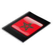 Flagge Marokkos Notizblock (Linke Seite)