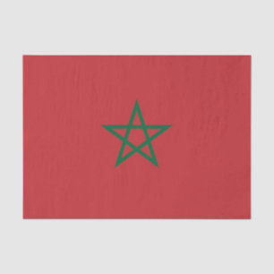 Flagge Marokkos Seidenpapier