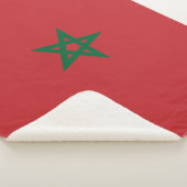 Flagge Marokkos Sherpadecke (3/4)