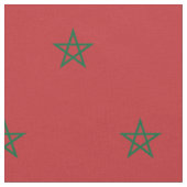 Flagge Marokkos Stoff (Nahaufnahme)