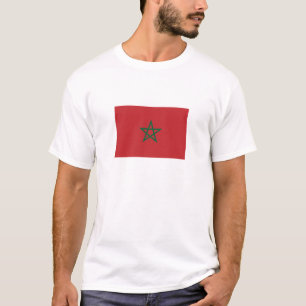 Flagge Marokkos T-Shirt