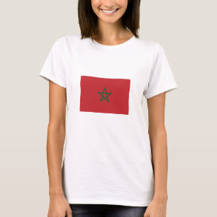 Flagge Marokkos T-Shirt
