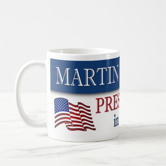 Flagge Martin-O'Malley Präsidenten-2016 USA Kaffeetasse (Links)
