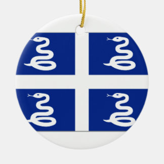 Flagge Martiniques (Frankreich) Keramikornament