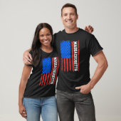 Flagge Massachusetts USA T-Shirt (Unisex)
