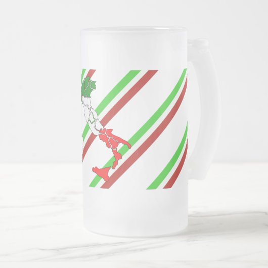 Flagge Mattglas Bierglas (VorderseiteRechts)