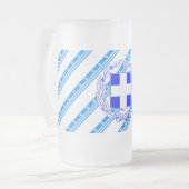 Flagge Mattglas Bierglas (Vorderseite Links)