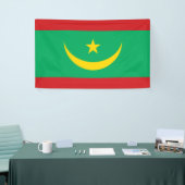 Flagge Mauretaniens Banner (Messeveranstaltung)