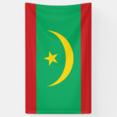 Flagge Mauretaniens Banner (Vertikal)