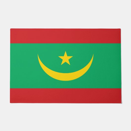 Flagge Mauretaniens Fußmatte (Vorderseite)