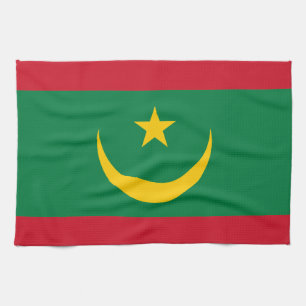 Flagge Mauretaniens Geschirrtuch