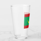 Flagge Mauretaniens Glas (Rechts)