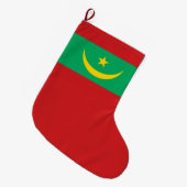 Flagge Mauretaniens Großer Weihnachtsstrumpf (Vorderansicht (hängend))