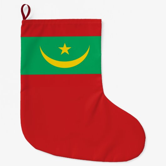 Flagge Mauretaniens Großer Weihnachtsstrumpf (Vorderseite)