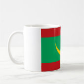 Flagge Mauretaniens Kaffeetasse (Links)